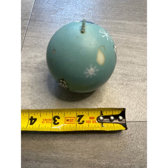 Vintage Christmas Painted Candle Snowman - Set of 2 - Picture 6 of 7